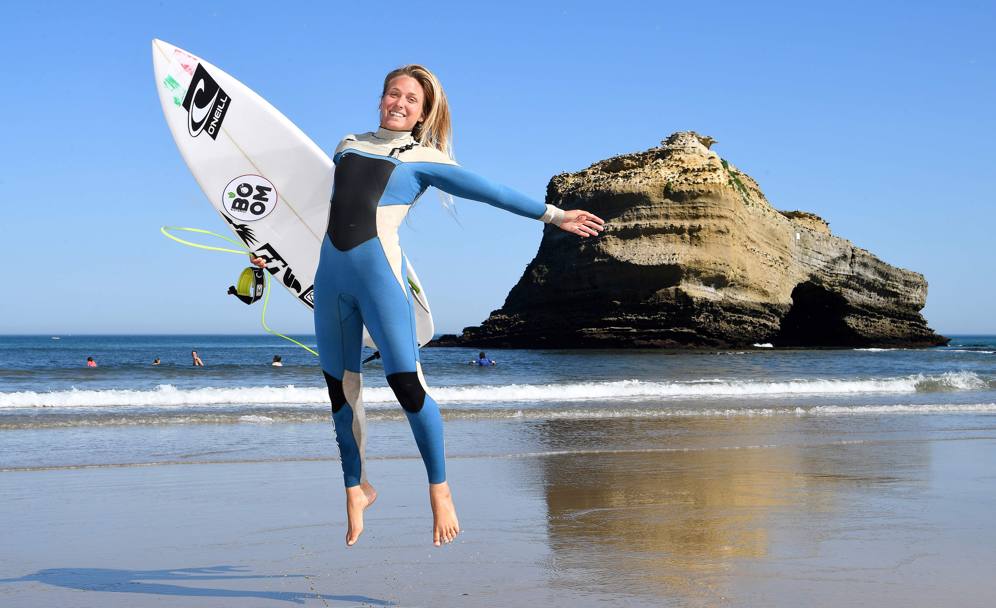 Valentina Vitale quinta classificata agli Europei di Surf 2015. (Afp)